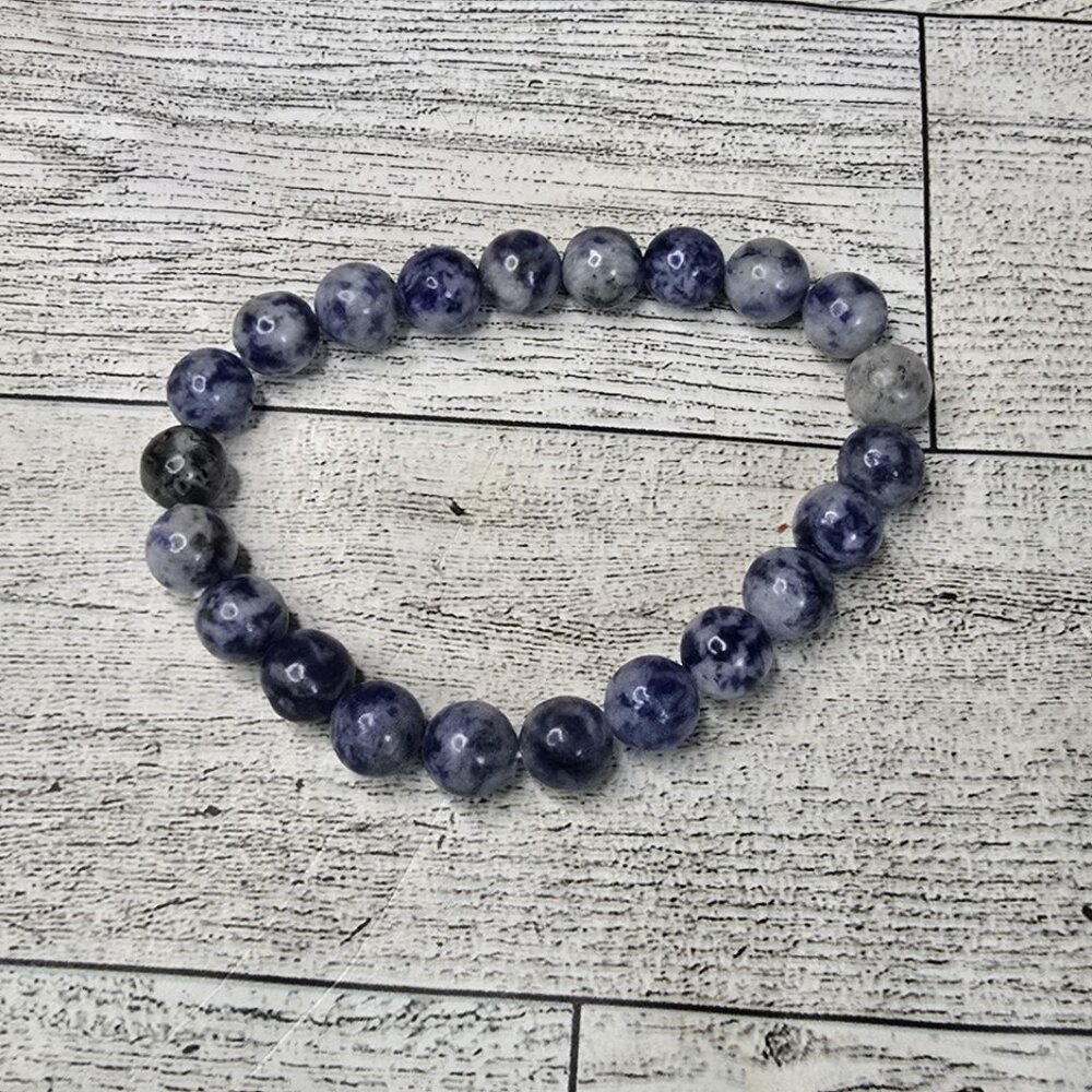 Sodalite Crystal Stretch Bracelet